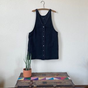 Frank and Oak button romper dress